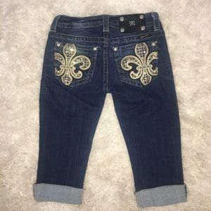 Miss Me 25 Bermuda Jean shorts